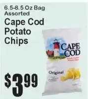 Super Fresh Cape Cod potato chips offer