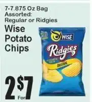Super Fresh Wise Potato Chips offer