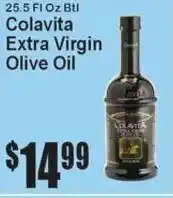 Super Fresh Colavita extra virgin olive oil offer