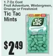 Super Fresh Tic Tac Mints offer