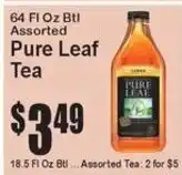 Super Fresh Pure Leaf Tea offer