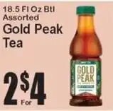 Super Fresh Gold Peak Tea offer