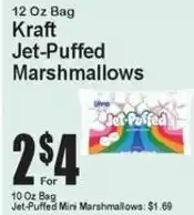 Super Fresh Kraft Jet-Puffed Marshmallows offer