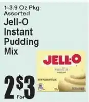 Super Fresh Jell-O Instant Pudding Mix offer