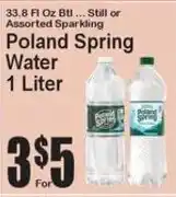 Super Fresh Poland Spring Water offer
