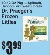 Super Fresh Dr. Praeger's Frozen Littles offer