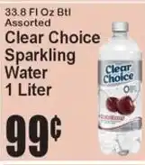 Super Fresh Clear Choice Sparkling Water offer