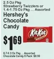 Super Fresh Hershey's Chocolate Candy offer