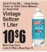 Super Fresh Vintage Seltzer offer