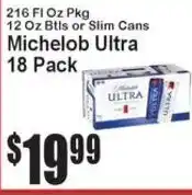 Super Fresh Michelob Ultra offer