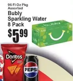 Super Fresh Bubly Sparkling Water offer