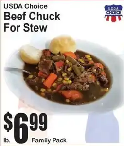 Super Fresh Usda Choice Beef Chuck For Stew offer