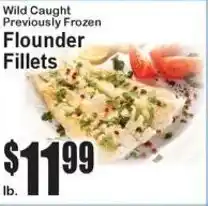 Super Fresh Flounder Fillets offer