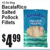 Super Fresh BacalaRico salted pollock fillets offer