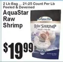 Super Fresh AquaStar raw shrimp offer