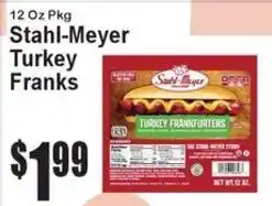 Super Fresh Stahl-Meyer turkey franks offer