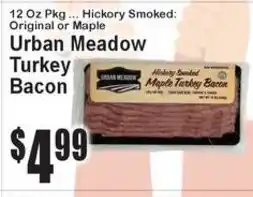 Super Fresh Urban Meadow Turkey Bacon offer