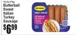 Super Fresh Butterball turkey sausage offer