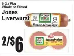 Super Fresh Jones braunschweiger offer