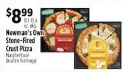 Pioneer Supermarkets Newman's Own Stone-Fired Crust Pizza offer