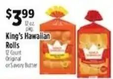 Pioneer Supermarkets King's Hawaiian Rolls offer