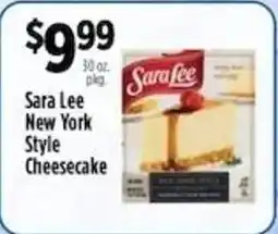 Pioneer Supermarkets Sara Lee New York Style Cheesecake offer