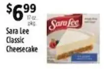 Pioneer Supermarkets Sara Lee Classic Cheesecake offer