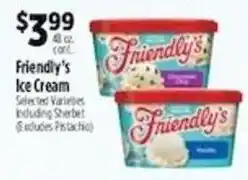 Pioneer Supermarkets Friendly's ice cream offer
