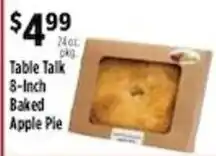Pioneer Supermarkets Table Talk 8-Inch Baked Apple Pie offer