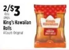 Pioneer Supermarkets King's Hawaiian Rolls offer