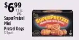 Pioneer Supermarkets SuperPretzel mini pretzel dogs offer