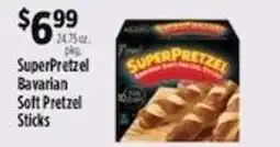 Pioneer Supermarkets SuperPretzel Bavarian Soft Pretzel Sticks offer