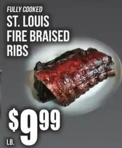 Super Fresh St. Louis fire braised ribs offer