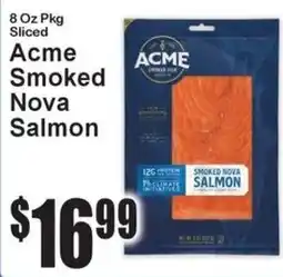 Super Fresh Acme Smoked Nova Salmon offer