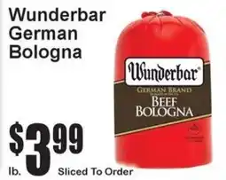 Super Fresh Wunderbar German Bologna offer