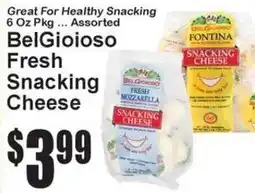 Super Fresh BelGioioso fresh snacking cheese offer