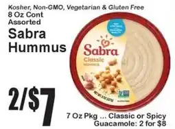Super Fresh Sabra hummus offer
