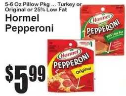 Super Fresh Hormel pepperoni offer