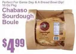 Super Fresh Chabaso Sourdough Boule offer