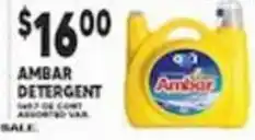 Associated Ambar detergent offer