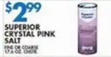 Associated Superior crystal pink salt offer