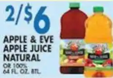 Associated Apple & Eve apple juice natural offer