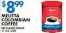 Associated Melitta Colombian Coffee or Classic Roast offer
