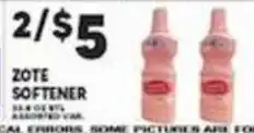 Associated Zote Softener offer