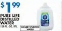 Associated Pure Life distilled water offer