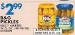 Associated B&G pickles offer