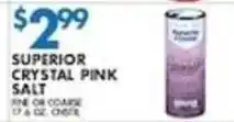 Associated Superior crystal pink salt offer
