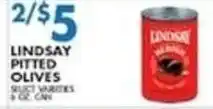 Associated Lindsay pitted olives offer