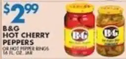Associated B&G hot cherry peppers offer