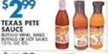 Associated Texas Pete Sauce offer